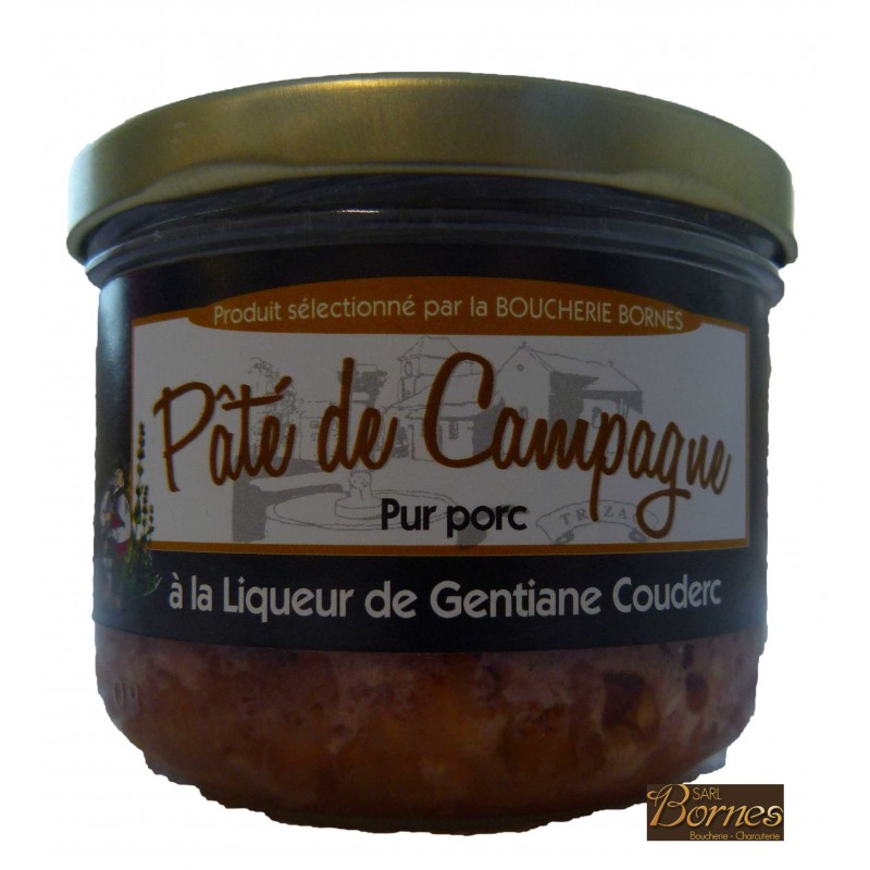 PATE DE CAMPAGNE A LA LIQUEUR DE GENTIANE COUDERC